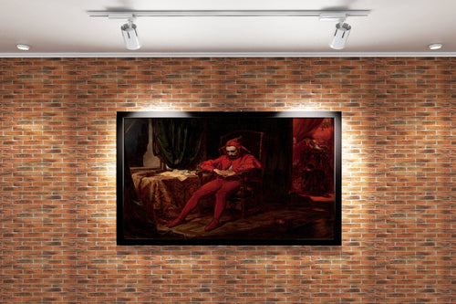 Jan Matejko'nun Felsefi Başyapıtı Saray Soytarısı Stańczyk Polonya Tarihi Kanvas Tablo
