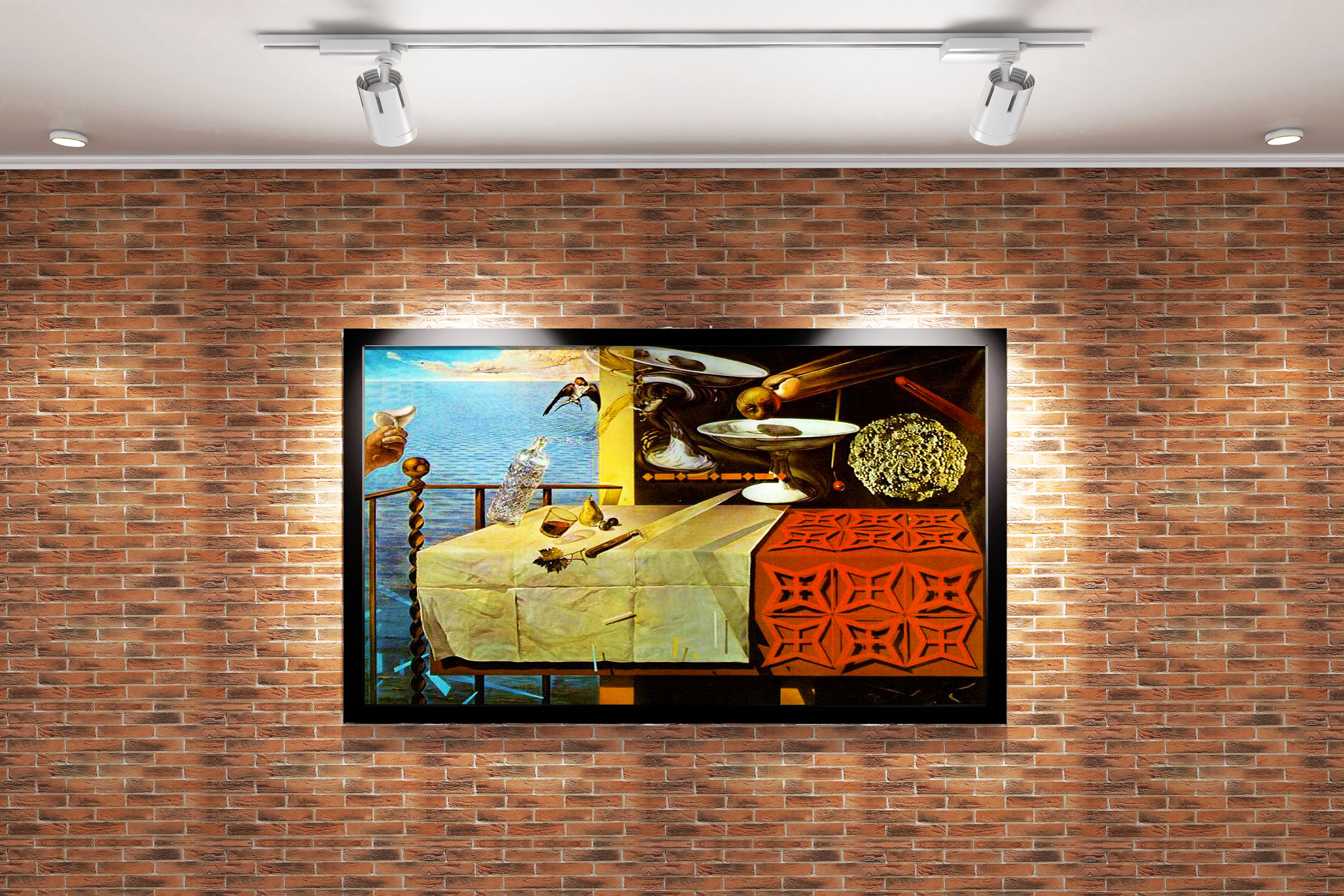 Salvador Dalí Nature Morte Vivante Sürrealist Kanvas Tablo