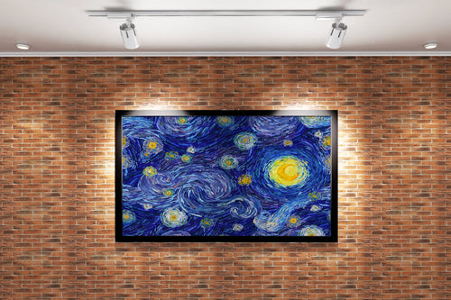 Van Gogh Yıldızlı Gece Sanatsal Dokunuş Kanvas Tablo