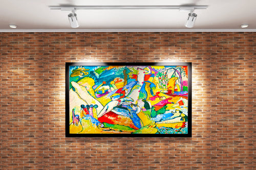 Wassily Kandinsky Tufan (The Flood) Dışavurumcu Soyut Sanat Kanvas Tablo