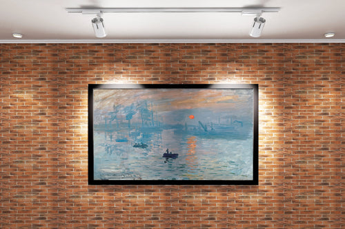 Claude Monet'nin Empresyonizme Adını Veren Başyapıtı İzlenim: Gün Doğumu Kanvas Tablo