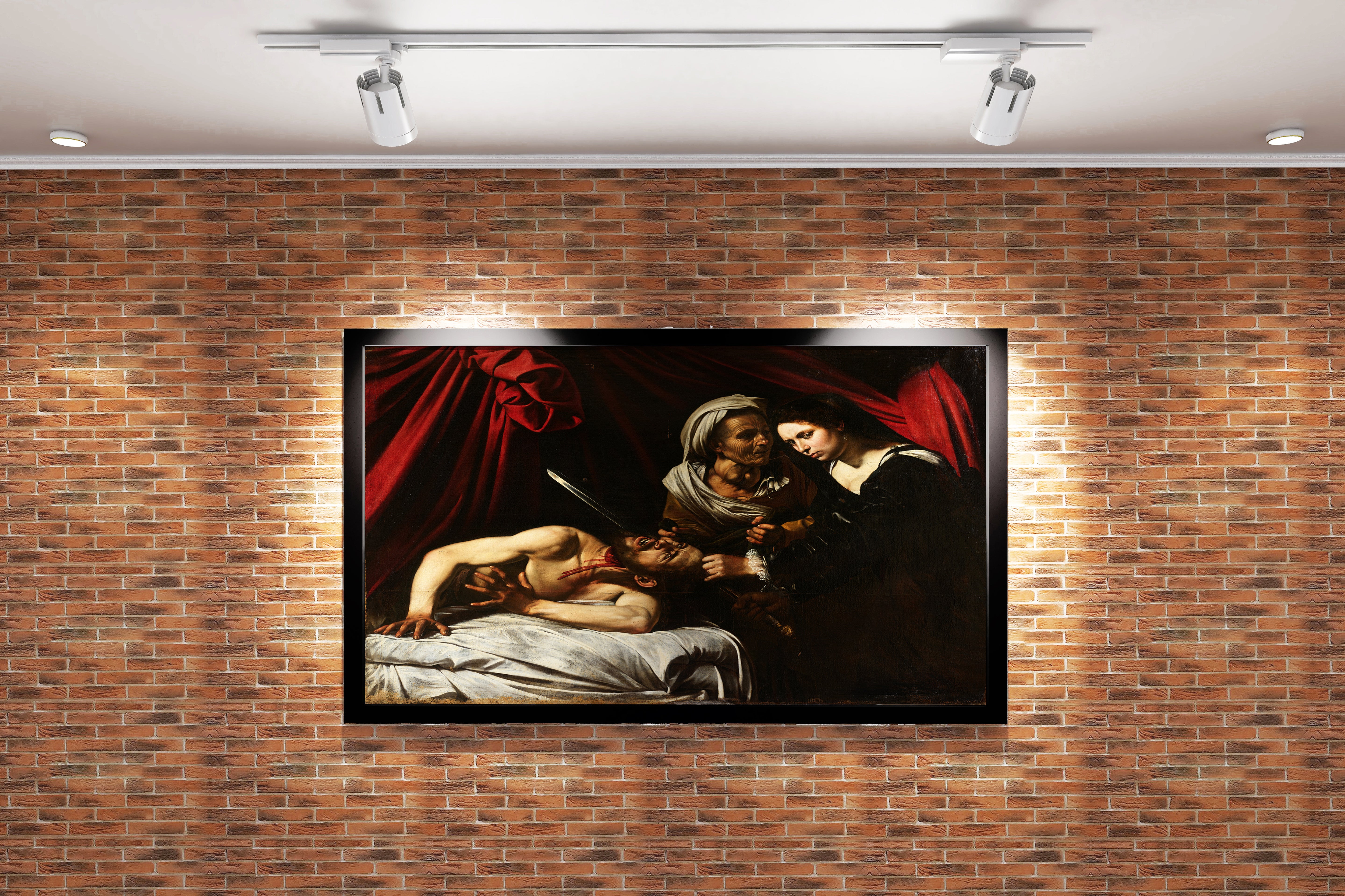 Artemisia Gentileschi'nin Sarsıcı Başyapıtı Judith, Holofernes'in Başını Keserken Barok Kanvas Tablo
