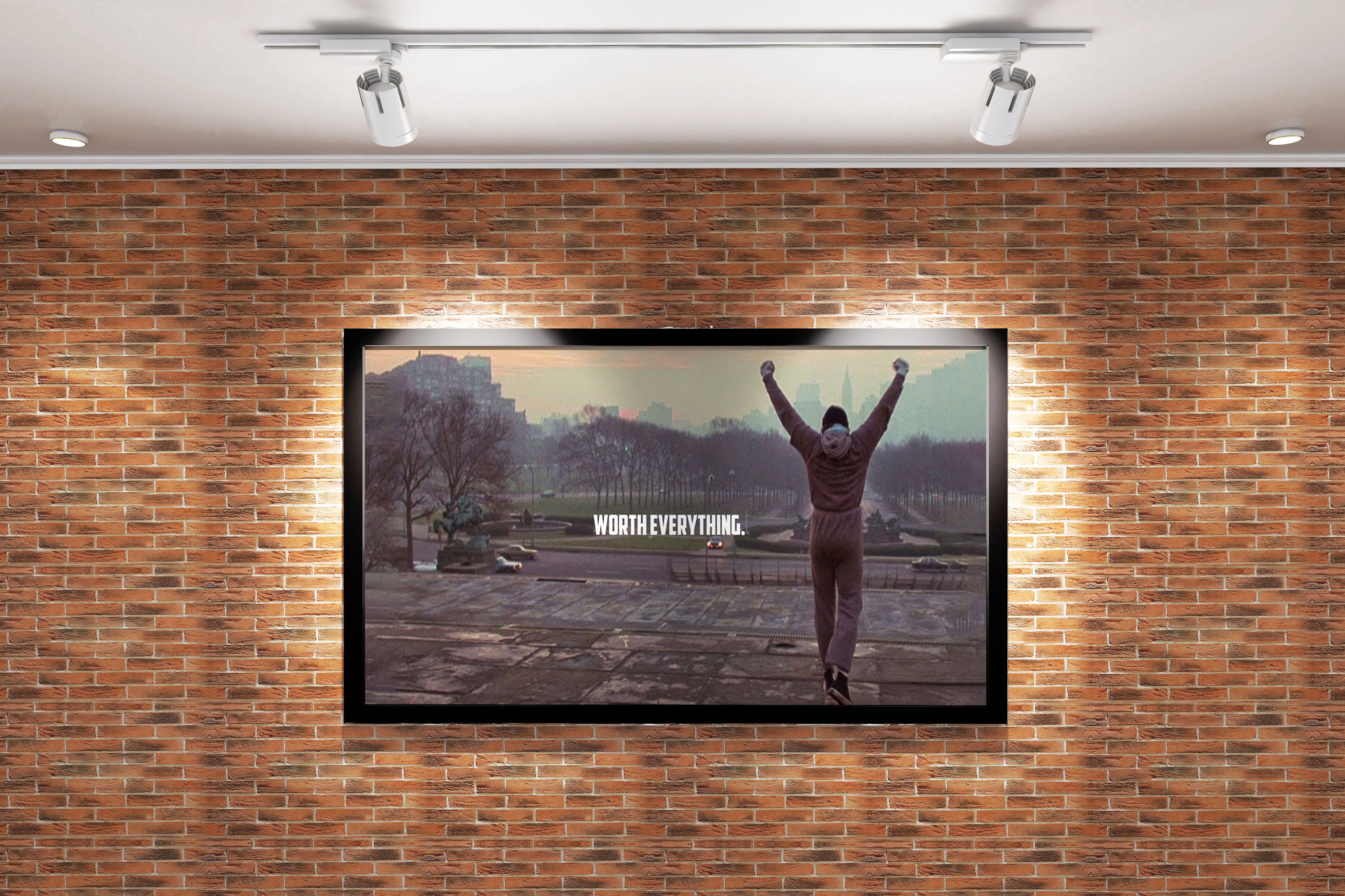 Muhammad Ali, worth everything, quote, art, kanvas tablo
