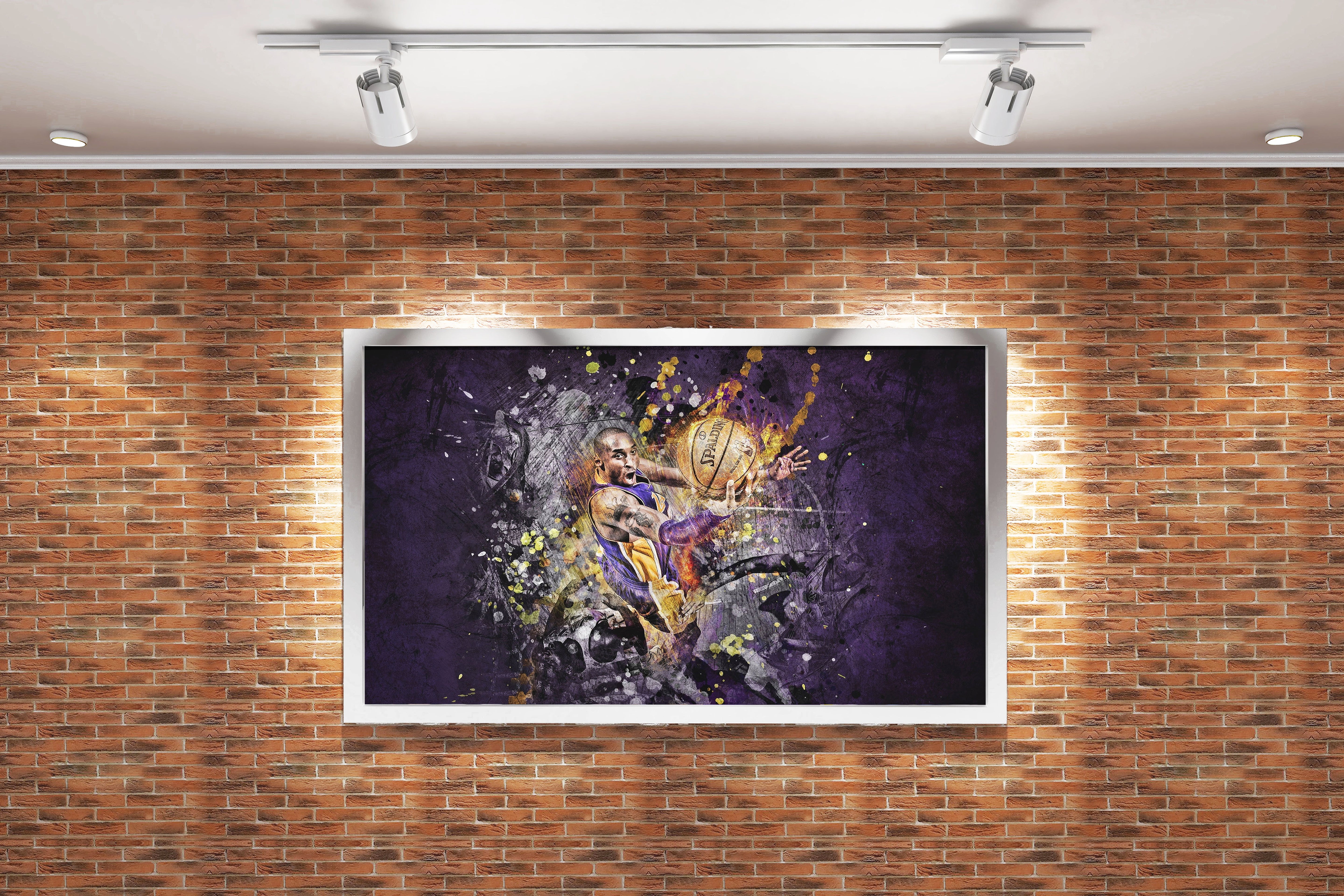 head model 2, kobe bryant, sport, kanvas tablo