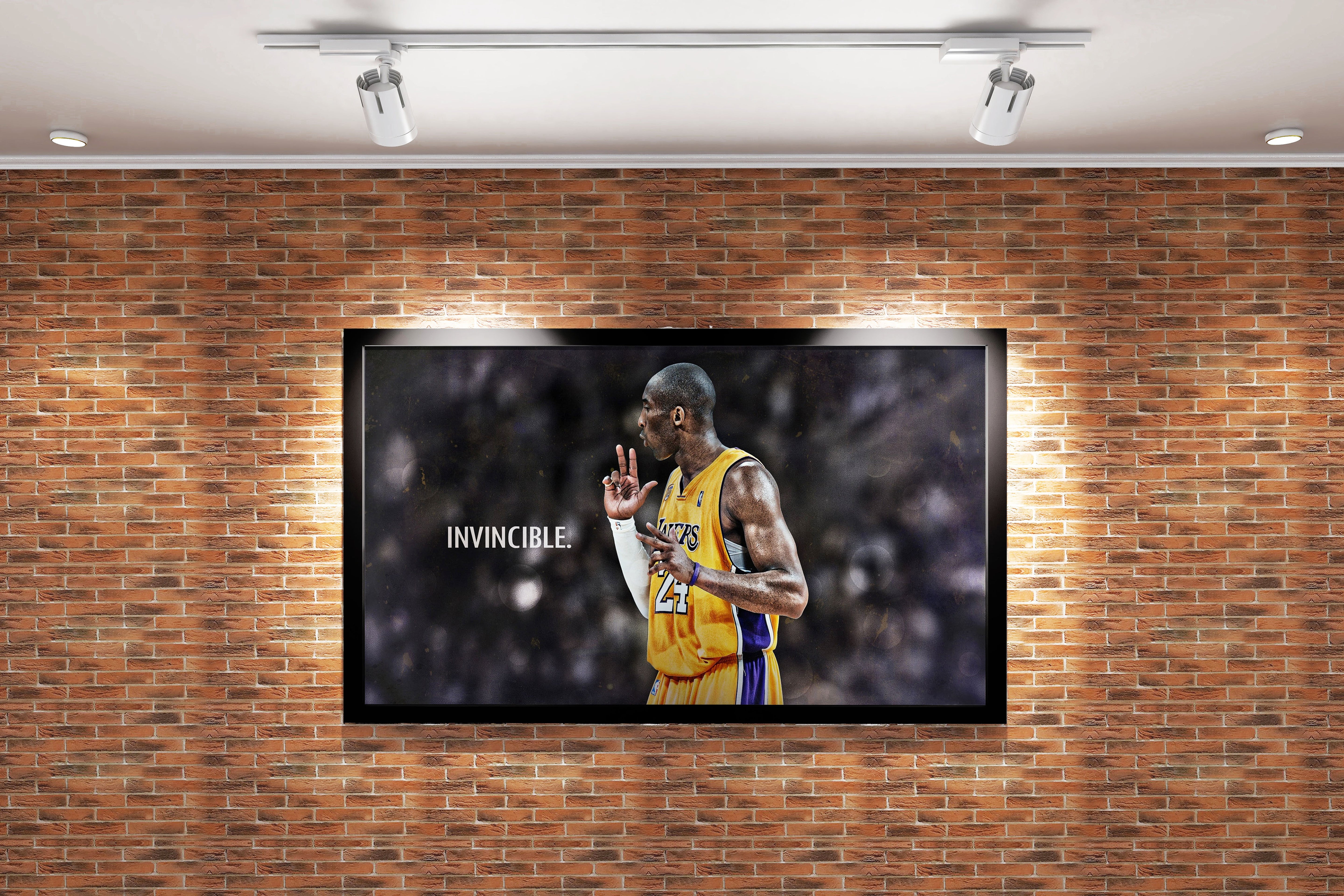 invincible, kobe bryant, sport, kanvas tablo