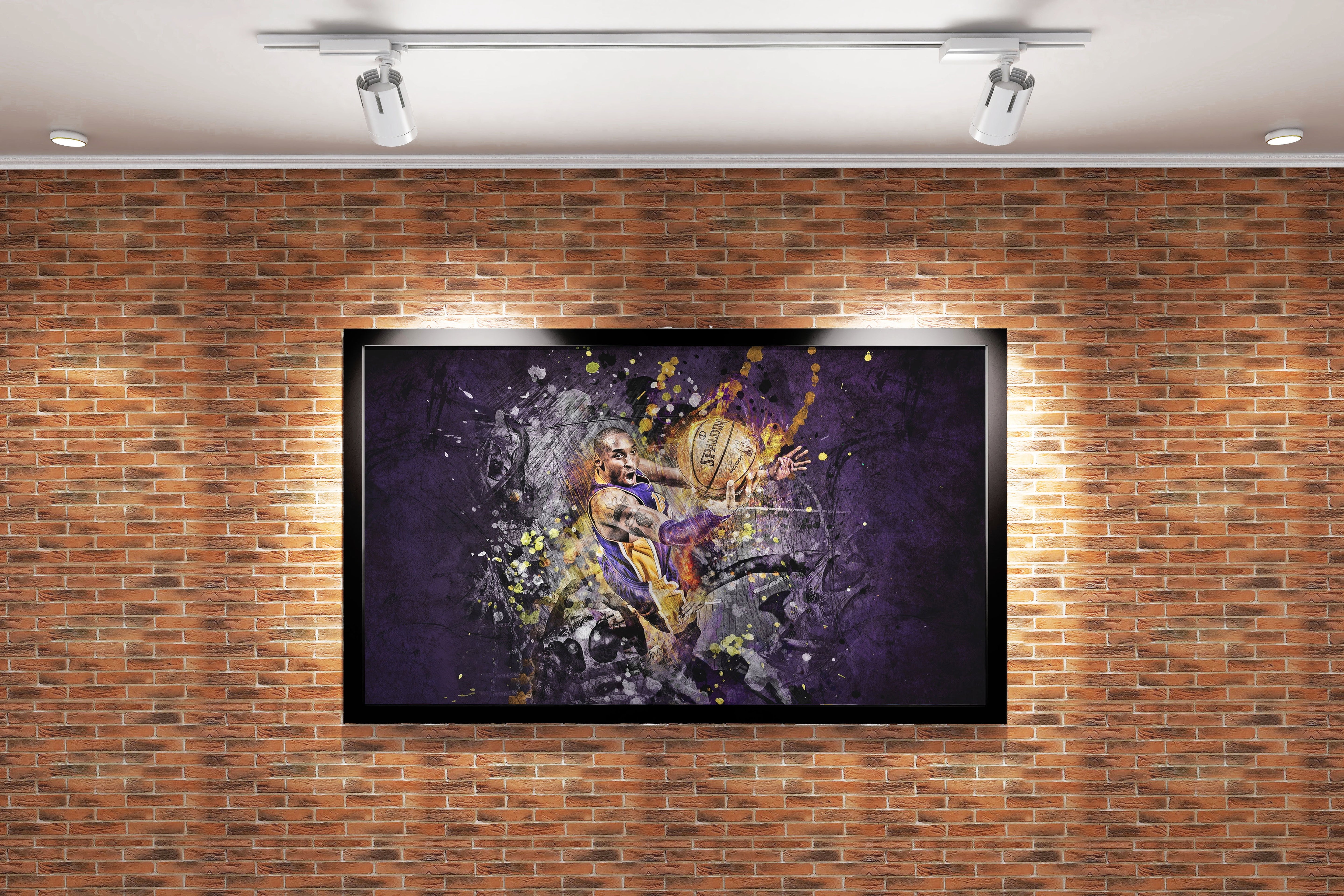 head model 2, kobe bryant, sport, kanvas tablo
