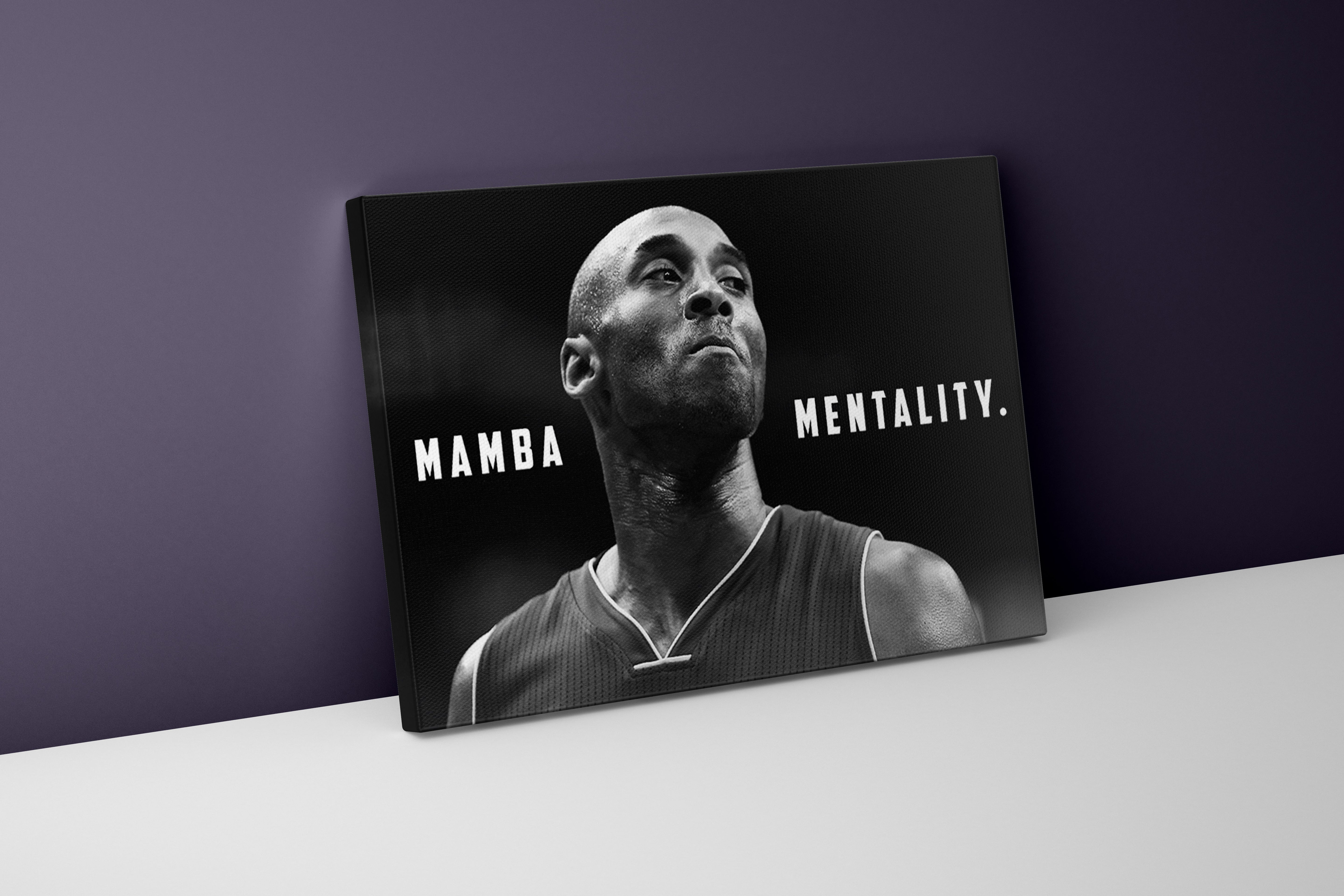 mamba mentality, kobe bryant, sport, kanvas tablo