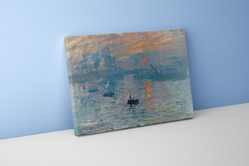 Claude Monet'nin Empresyonizme Adını Veren Başyapıtı İzlenim: Gün Doğumu Kanvas Tablo