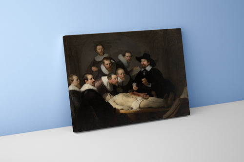 Rembrandt'ın Başyapıtı Doktor Tulp'un Anatomi Dersi Barok Sanatı Kanvas Tablo