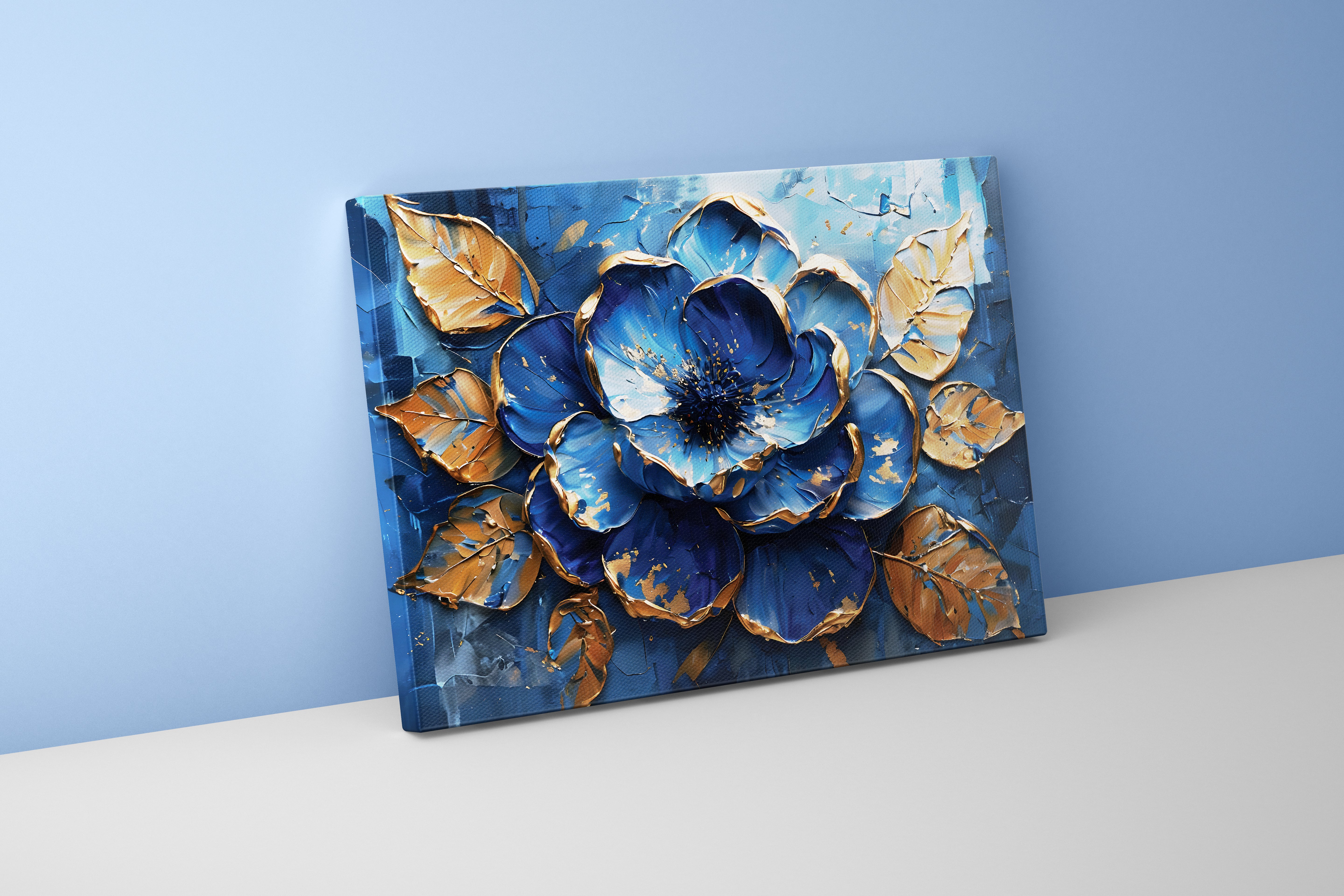 flower motif, pessimistic colors, art, kanvas tablo